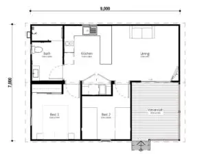 2B - Salt Bush Floor Plan