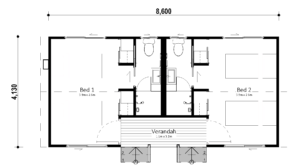 Blue Gum Workers Accommodation Floor Plan
