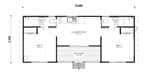 Bottlebrush Workers Accommodation Floor Plan