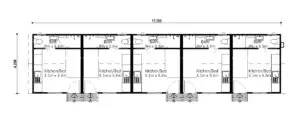 Correa 5 Workers Accommodation Floor Plan
