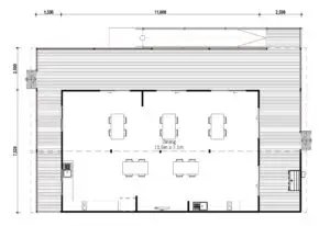Kitchen 3 Floor Plan - Accessible